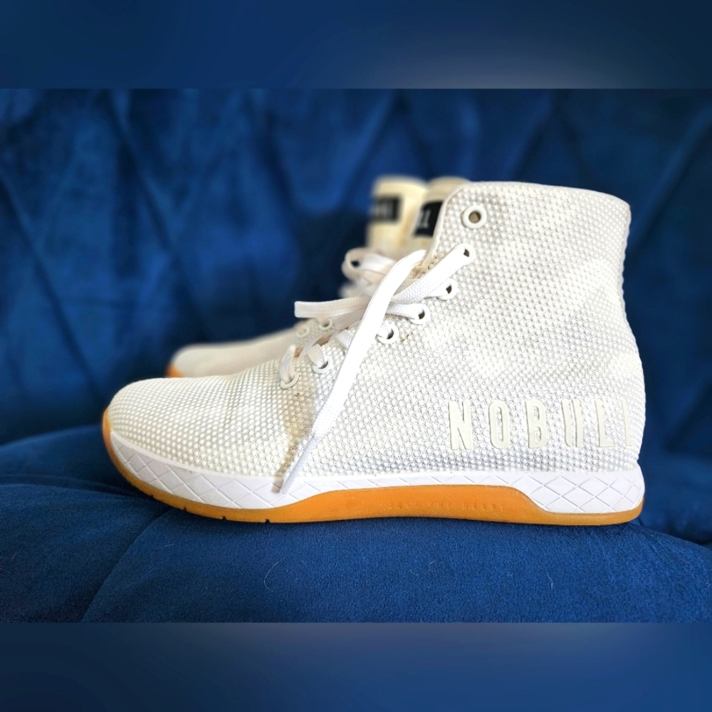 Nobull White Camo Hightop Women's Size 8